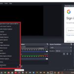 برنامج OBS (Open Broadcaster Software)
