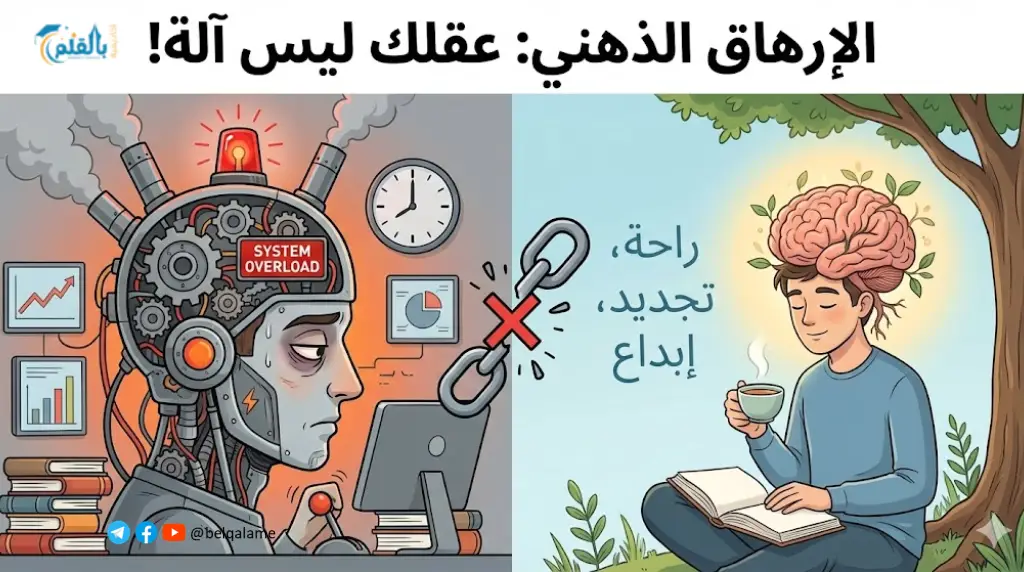 الإرهاق الذهني - عقلك ليس آلة!